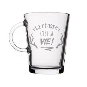Tasse à café - La chasse c'est la vie