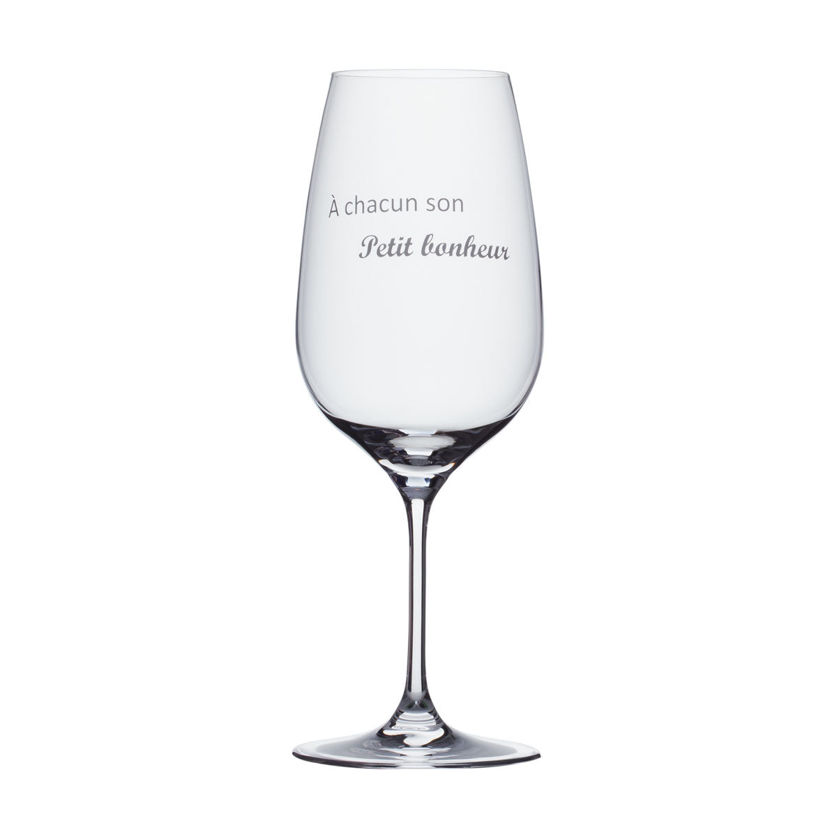 Verre à vin - À chacun son petit bonheur