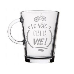 Tasse à café - Le vélo c'est la vie