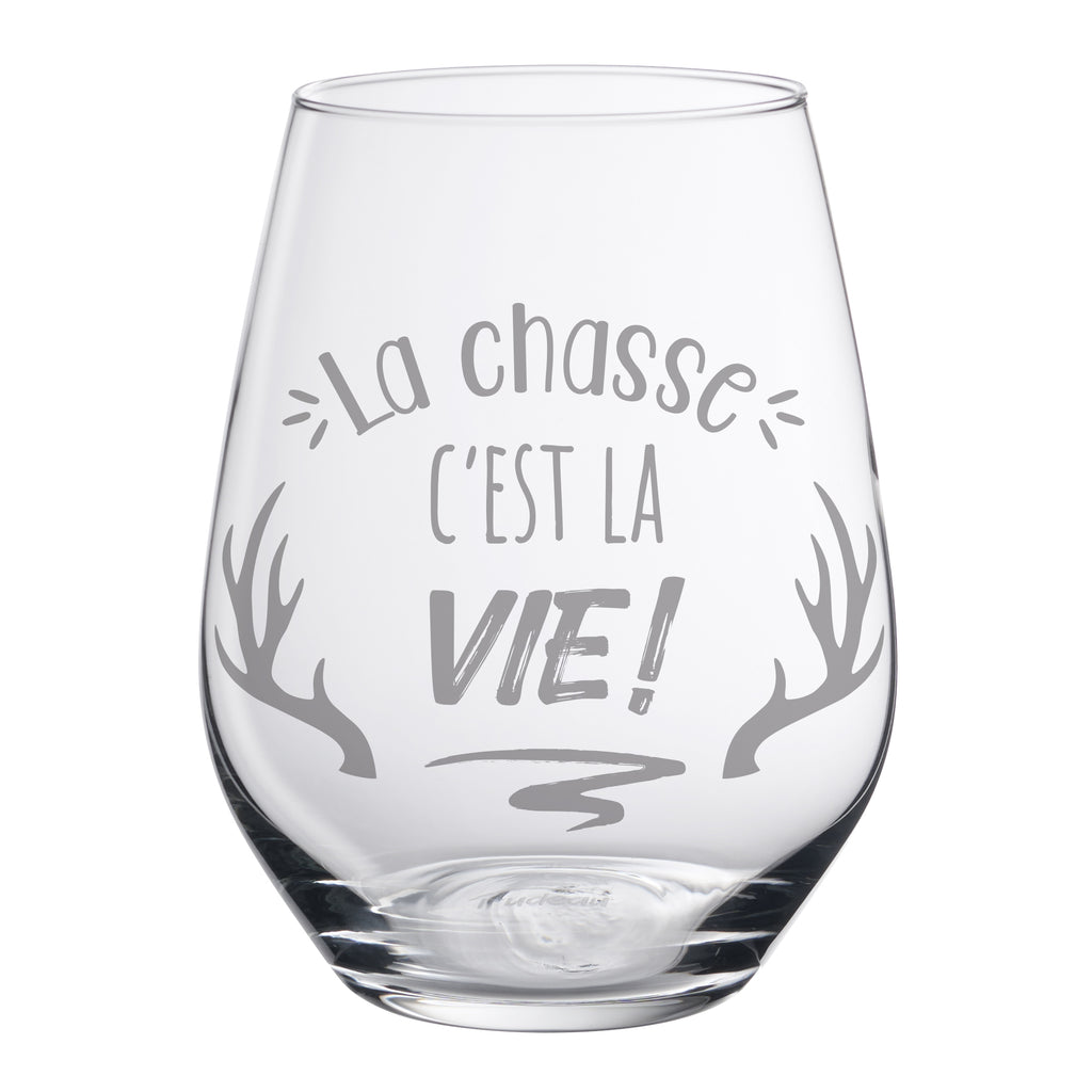 Stemless Glass - La chasse c'est la vie