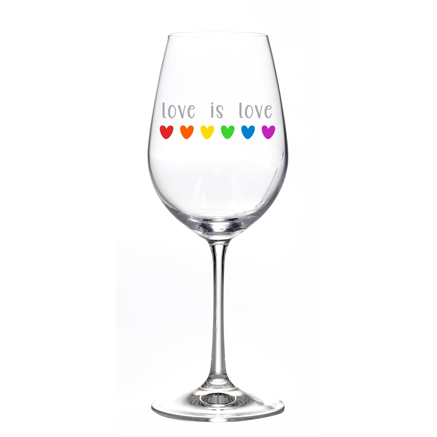 Verre à vin - love is love
