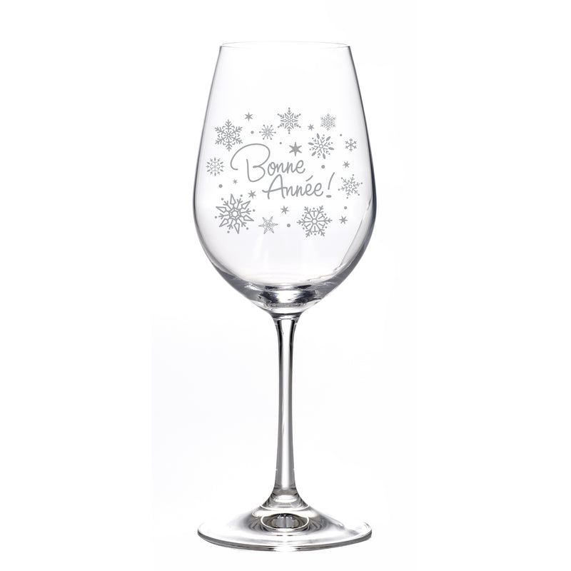 Wine Glass - Bonne année!