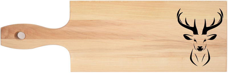 Cutting board with handle - Deer