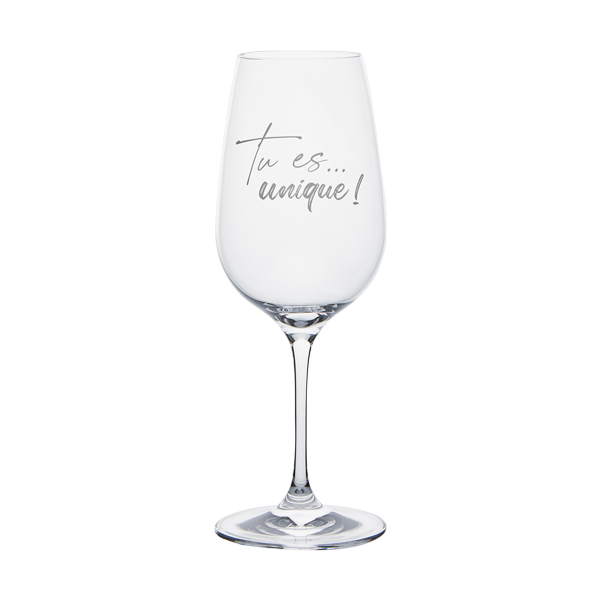 Wine Glass - Tu es... unique