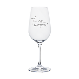 Wine Glass - Tu es... unique