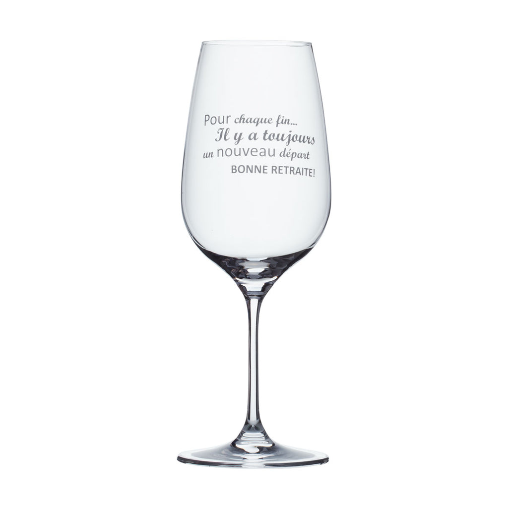 Wine Glass - Pour chaque fin...
