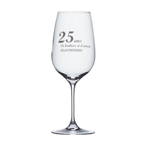Wine Glass - 25 ans d'amour...