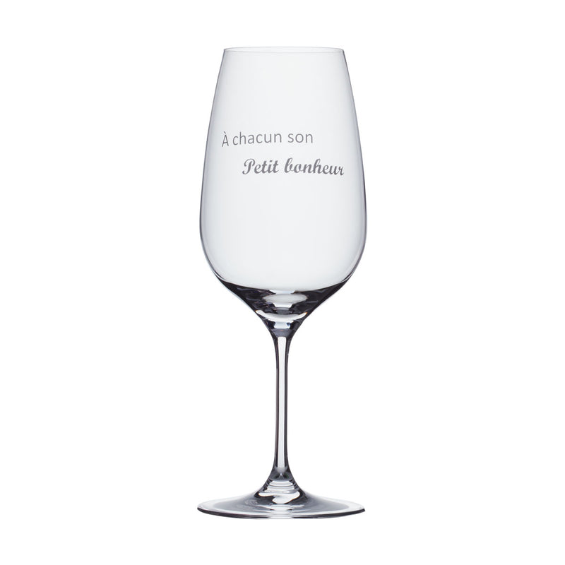 Wine Glass - À chacun son petit bonheur