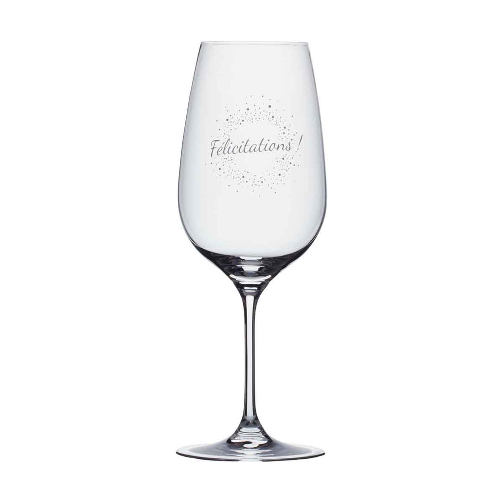 Wine Glass - Félicitations!