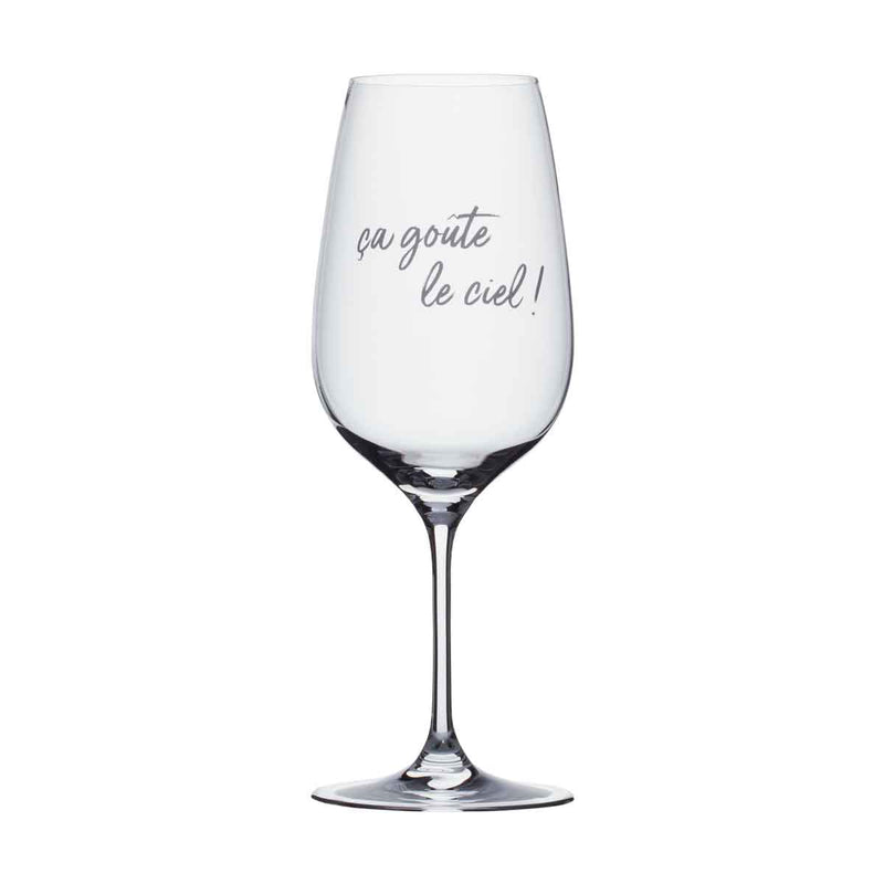 Wine Glass - Ça goûte le ciel!
