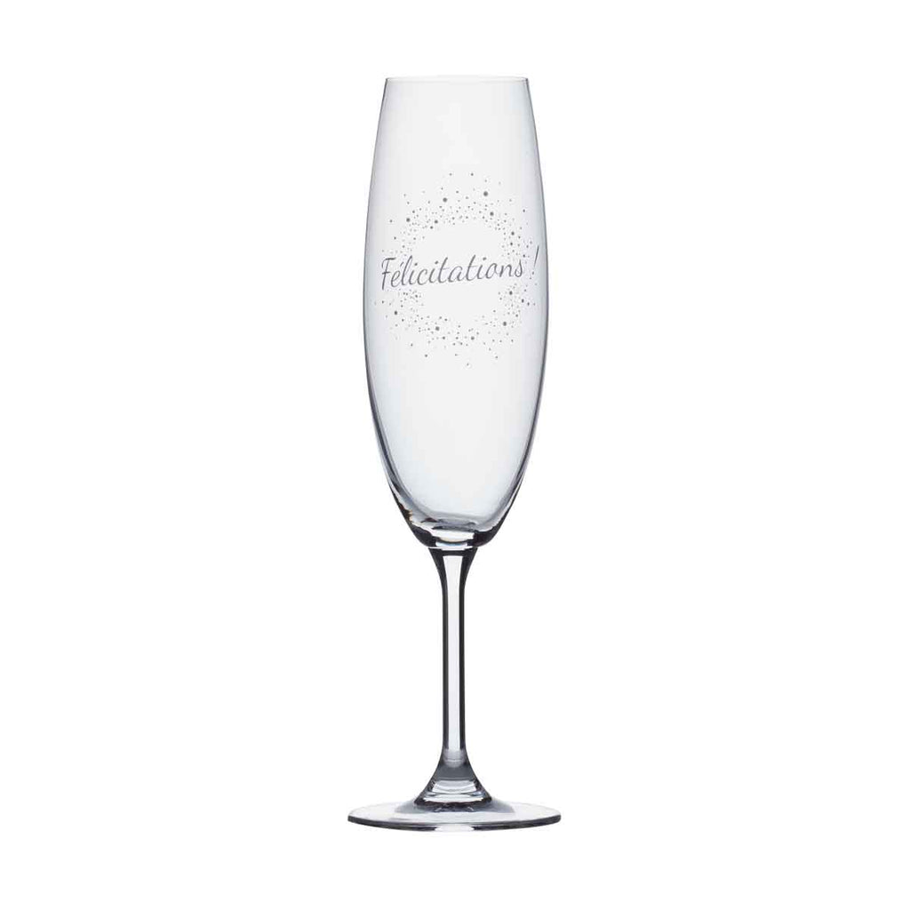 Champagne flute - Félicitations!