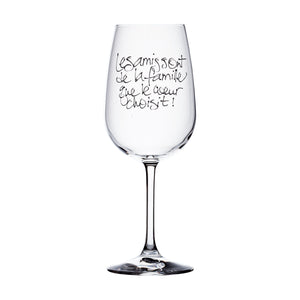Wine Glass - Boy with white jacket