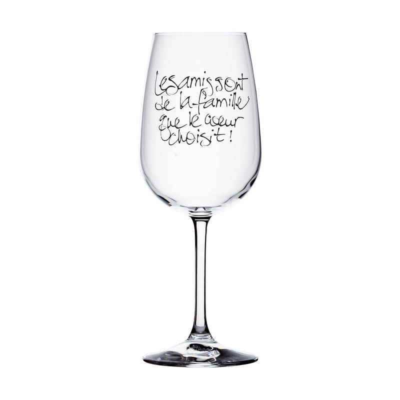 Wine Glass - Girl with white dress
